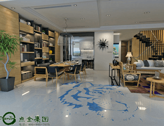 藝術(shù)地坪中的無建材裝修是指什么？