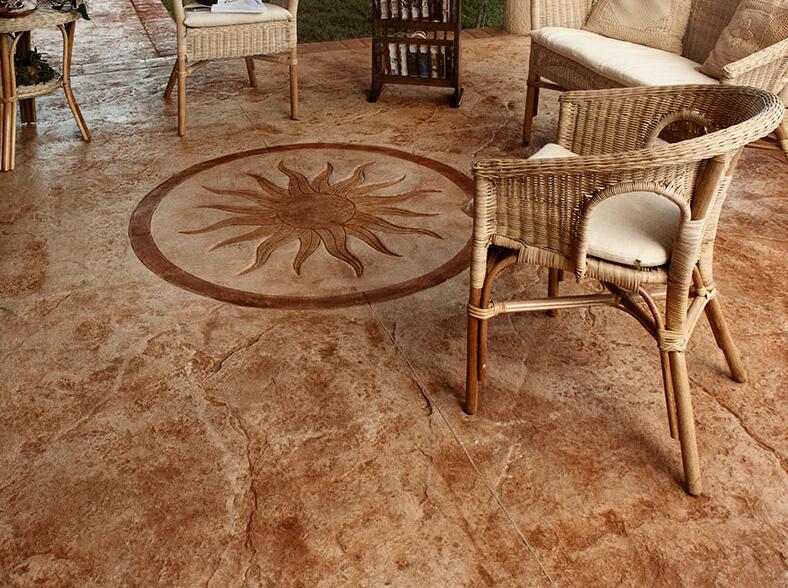 壓花藝術(shù)地坪廠家